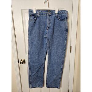 Wrangler 47MWZ Jeans Men's 36x32 Blue Regular Fit Denim Cowboy Work Western